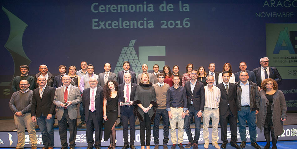 ITESAL recibe el Premio a la Excelencia Empresarial 2016 de Aragón en la categoría Pymes